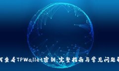 如何查看TPWallet密钥：完整指南与常见问题解答